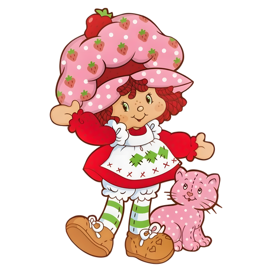 Strawberry shortcake dtf transfer