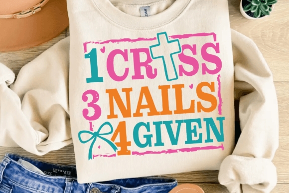 1 cross 3 nails 4 given
