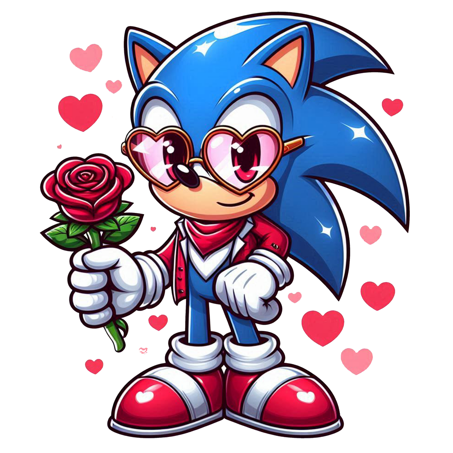 Sonic love dtf transfer