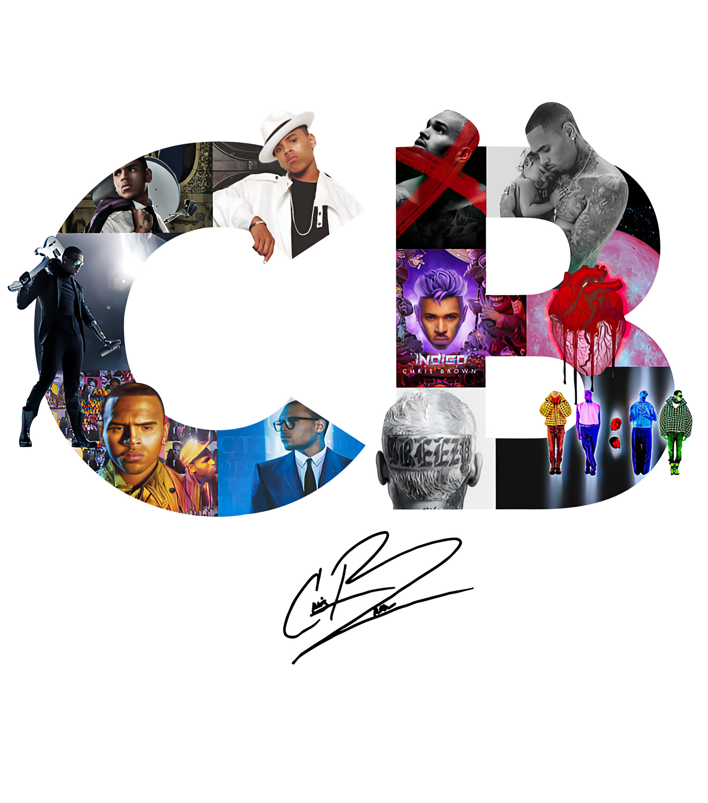 CB breezy autograph dtf transfer