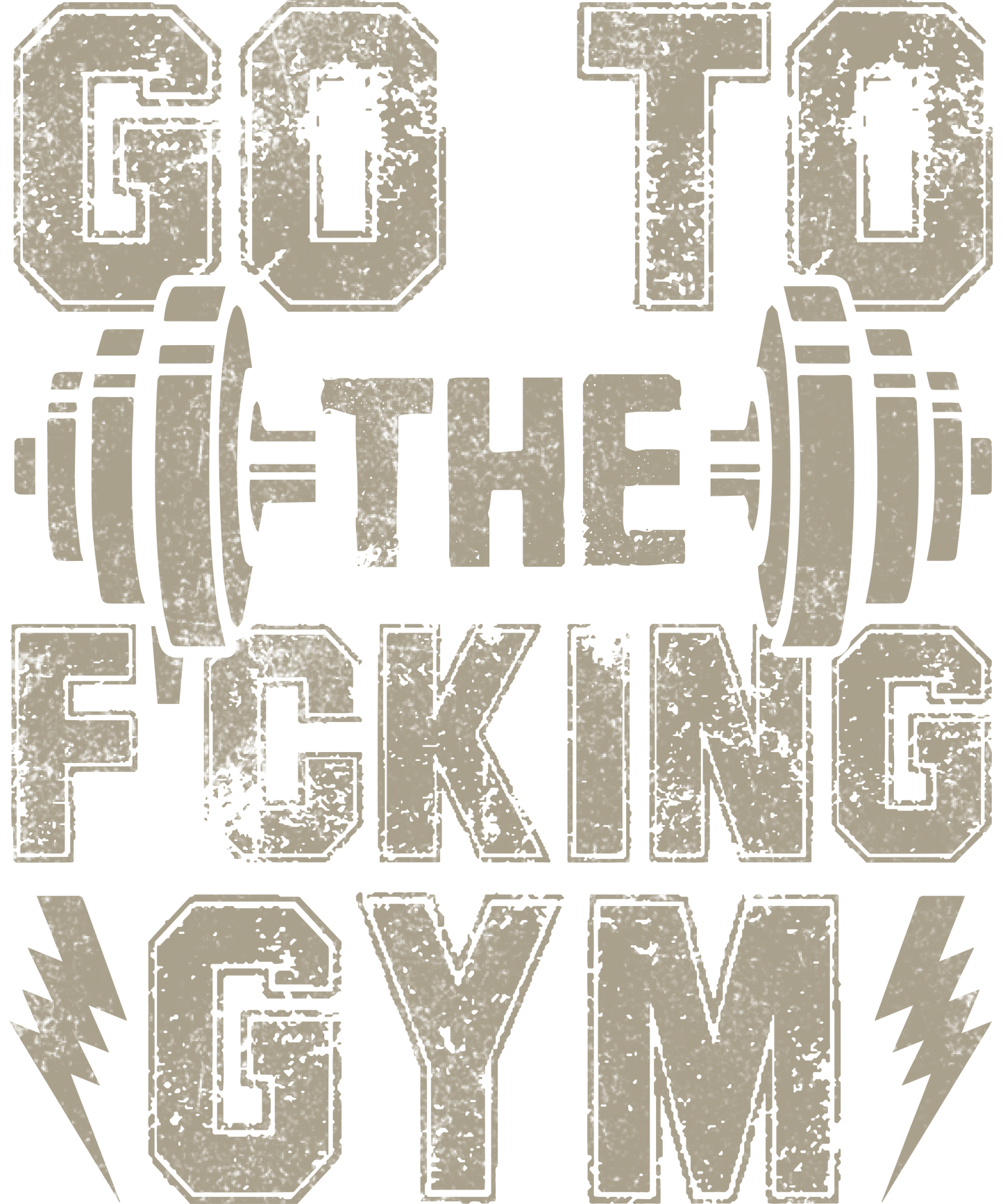 Go to the fking gym dtf transfer