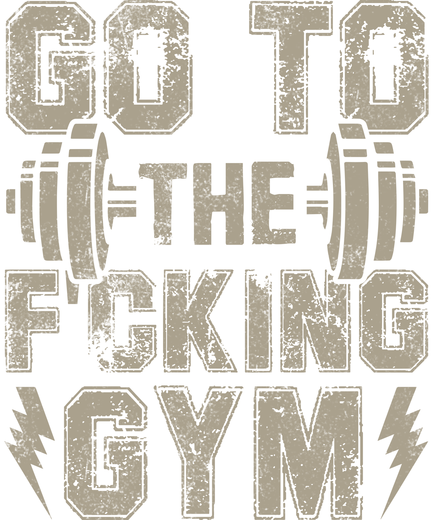 Go to the fking gym dtf transfer