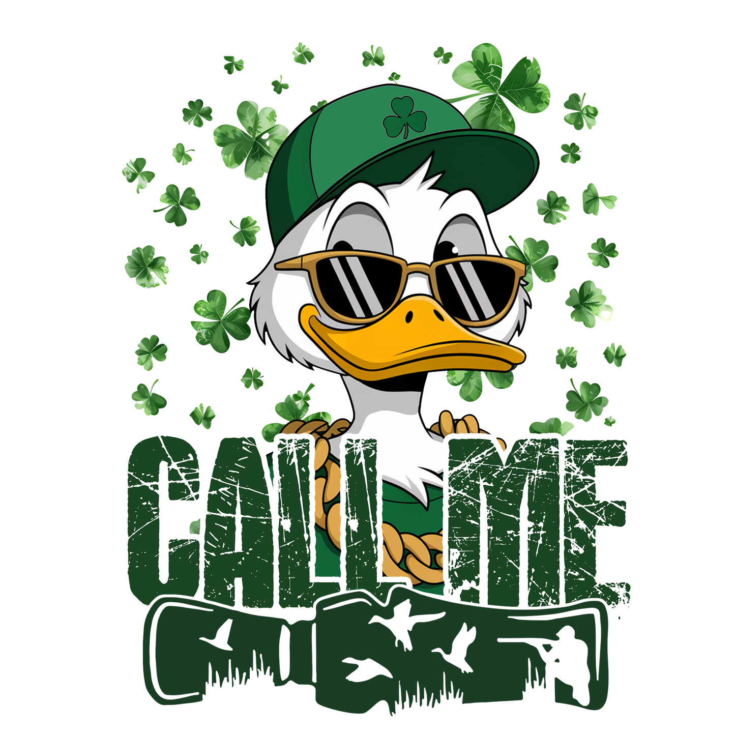 Call me duck Dtf transfer