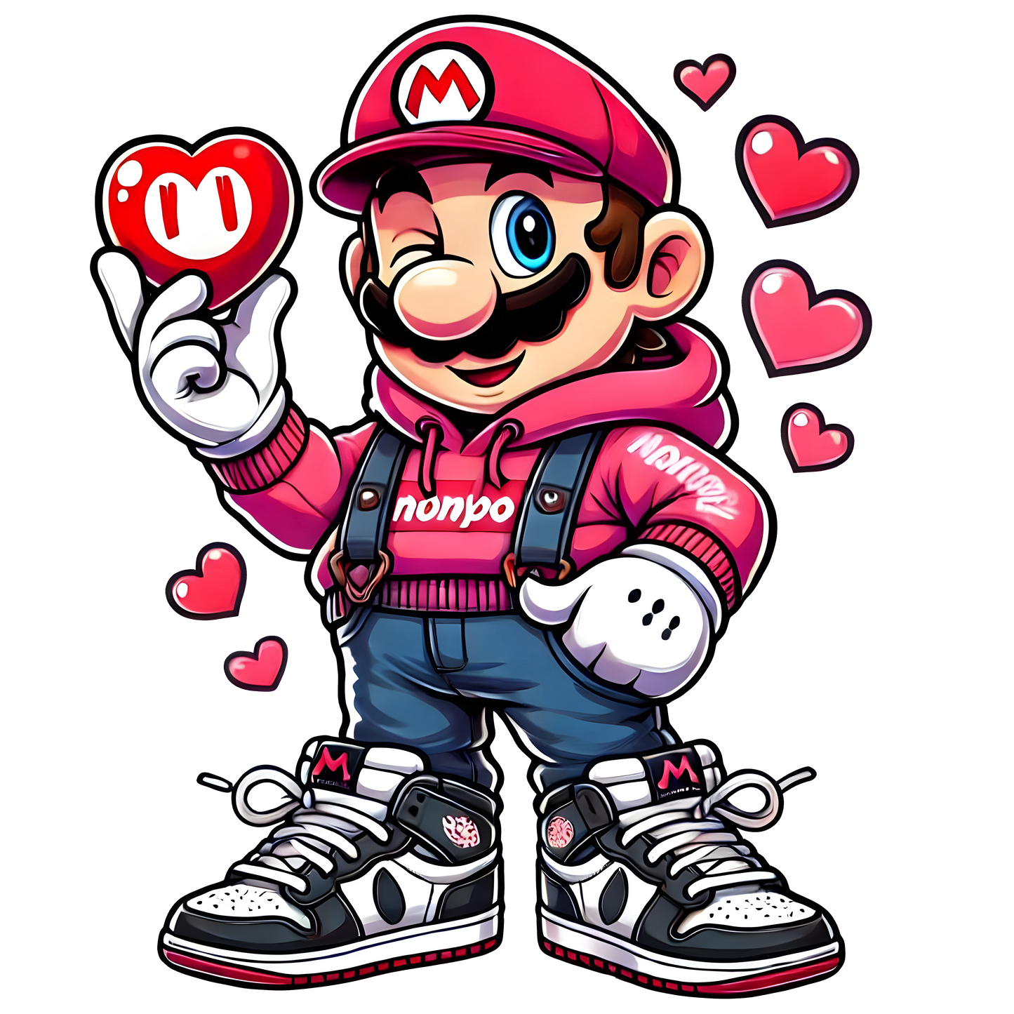 Mario love dtf transfer