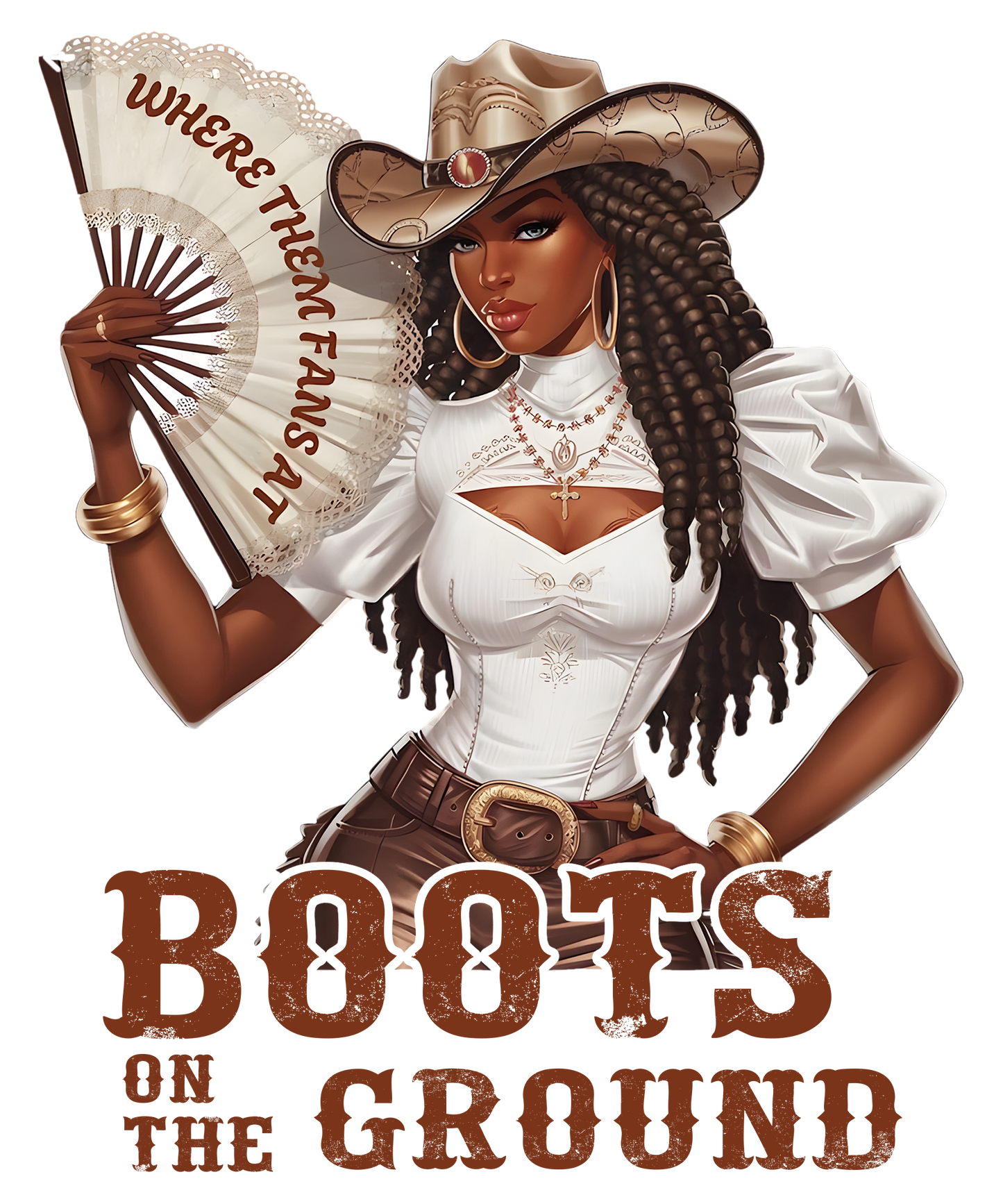 Fannin Boots on the ground