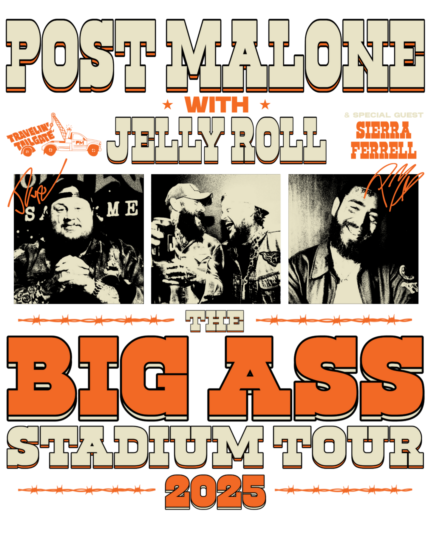 Post Malone / Jelly Roll TOUR SET