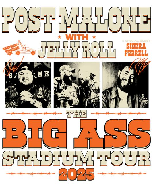 Post Malone / Jelly Roll TOUR SET