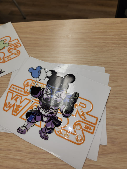 Mixed bundle of UV-DTF decals