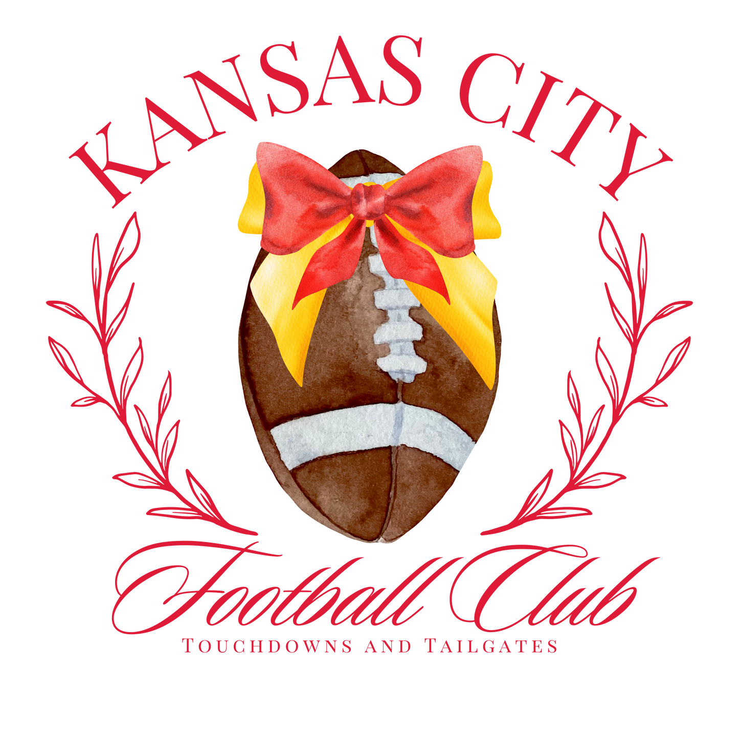 Kansas City Coquette DTF transfer