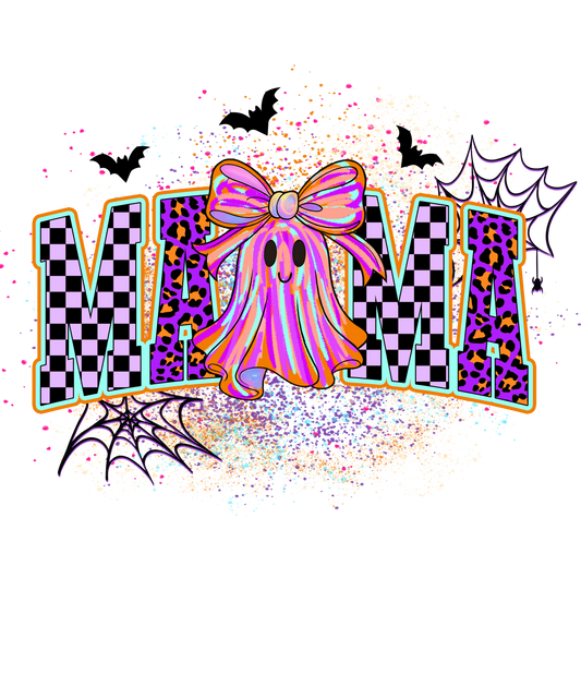 Spooky Mama Pink ghost