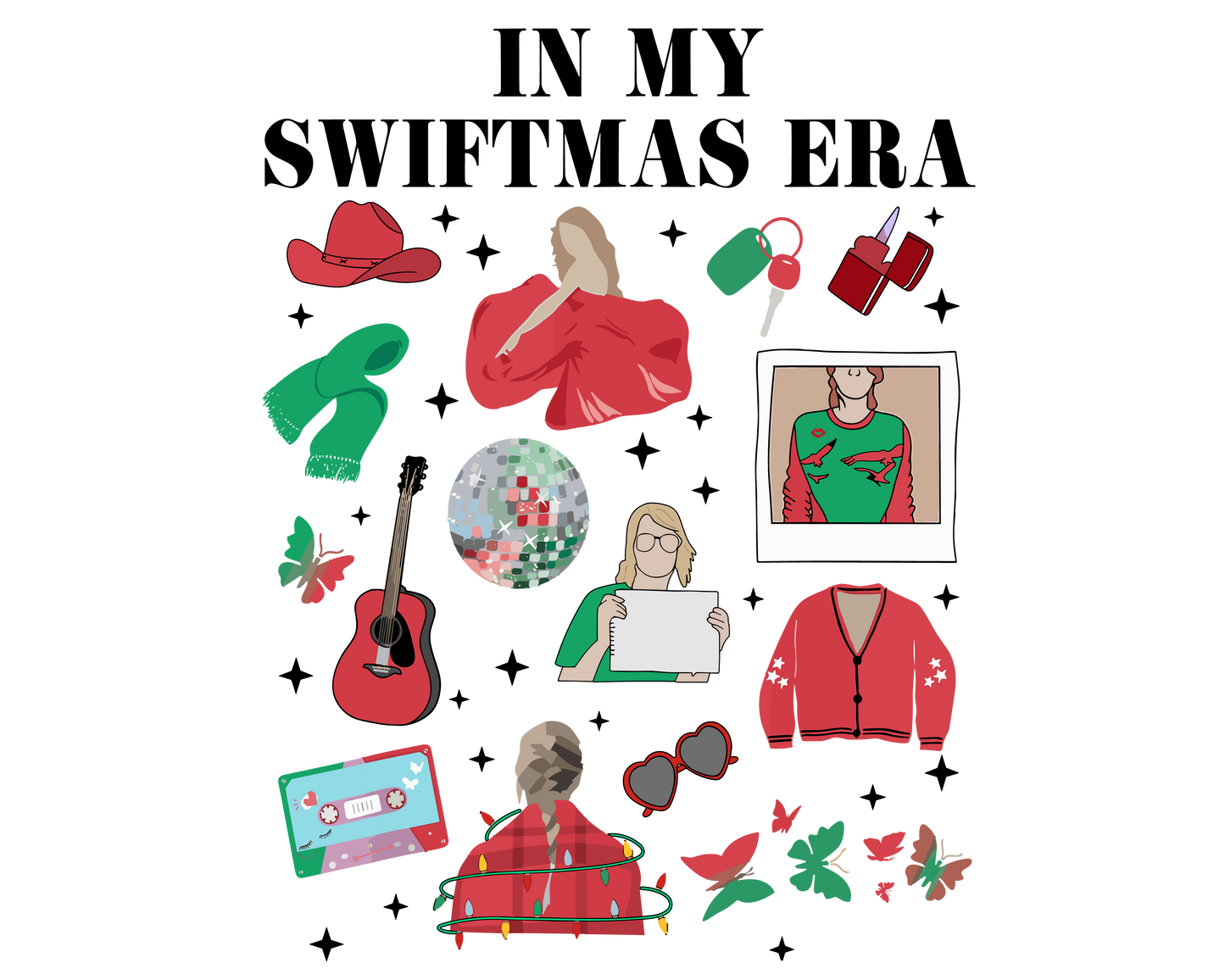 Swiftmas Era items DTF Transfer - Hur&Co.