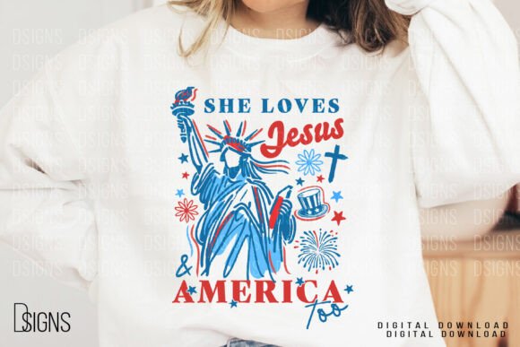 4th of july jesus america too