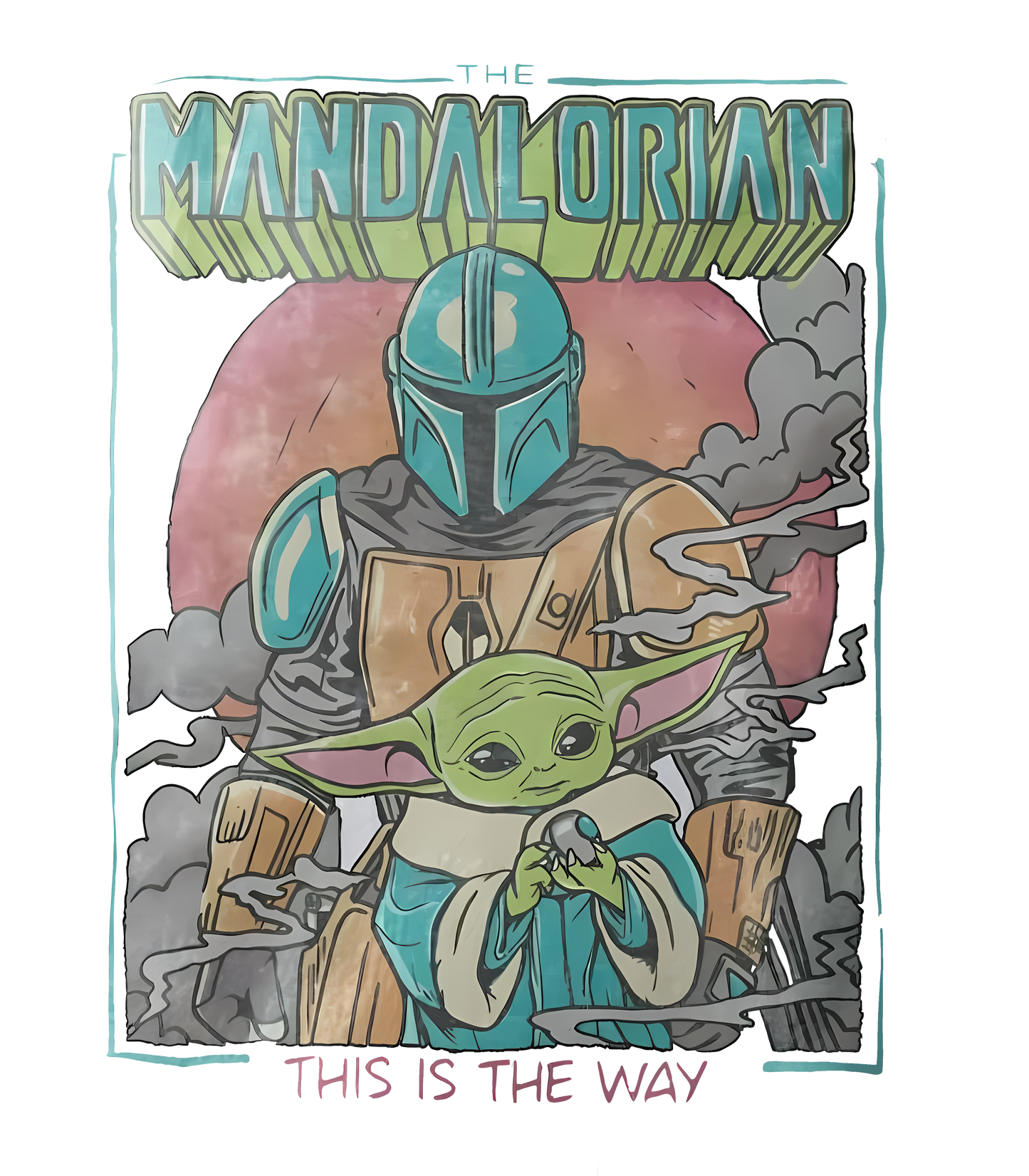 Mandalorian This is the way dtf transfer