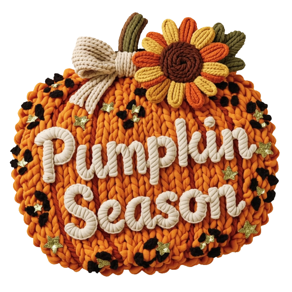 Faux yarn pumpkin season - Hur&Co.