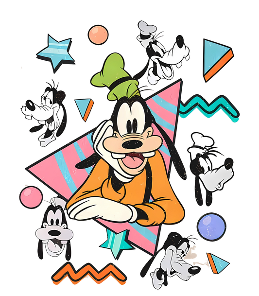 Goofy Colorful Dtf transfer