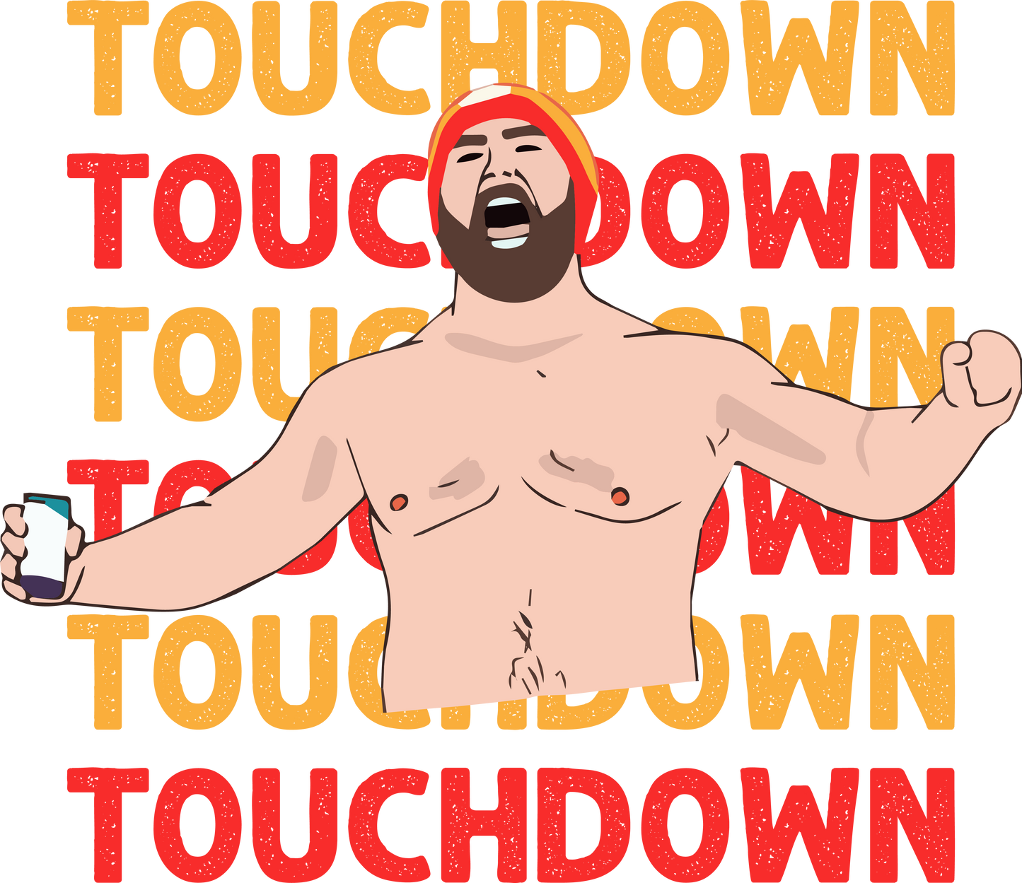 Touchdown Kelce brother dtf transfer - Hur&Co.