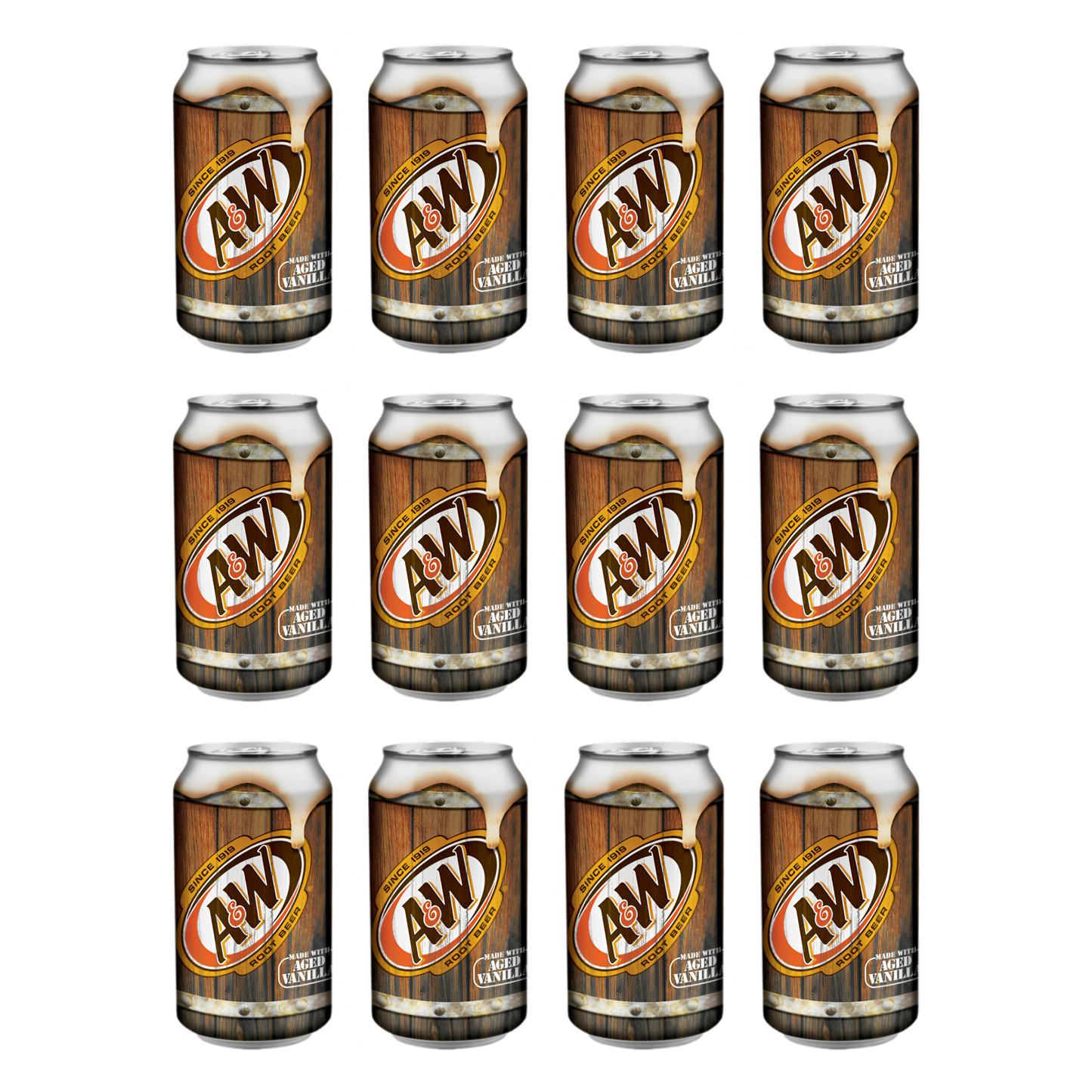 A&W Stacked dtf transfers