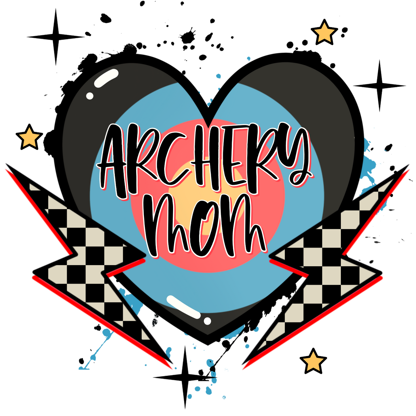 Archery Mom set dtf transfer