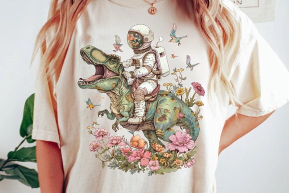 Astronaut dinosaur