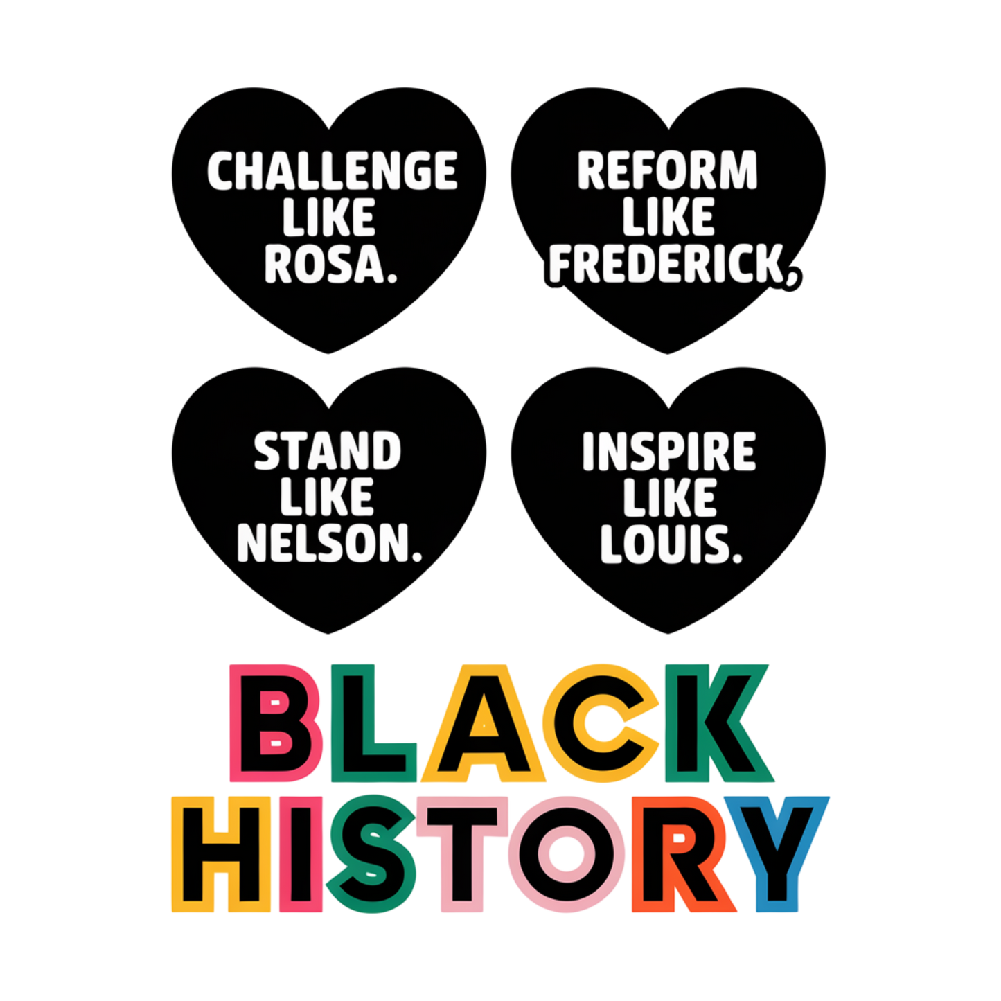 black hist dtf transfer