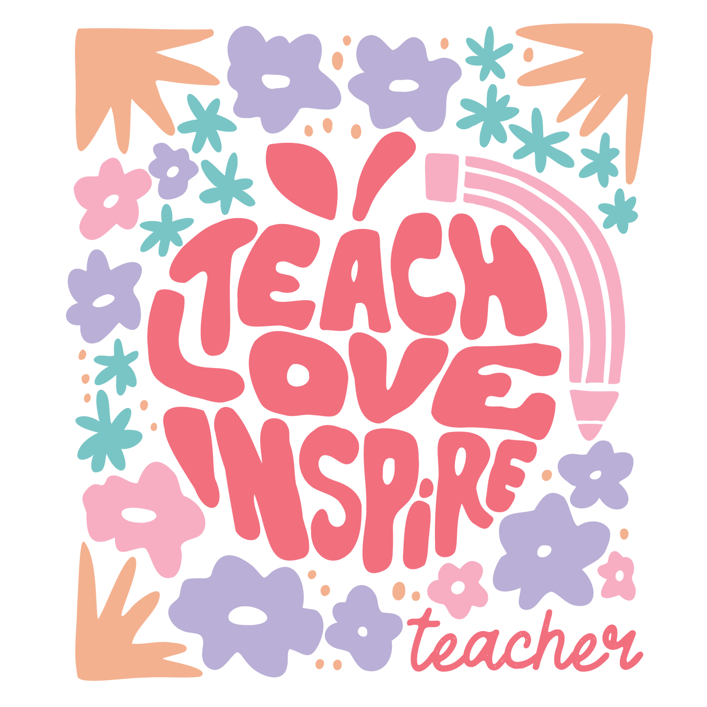 Teacher Apple BoHo inspire