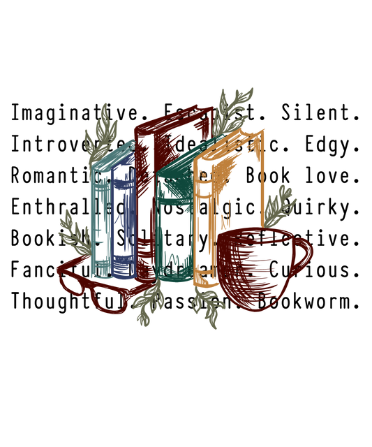 BOOK LOVER dtf transfer