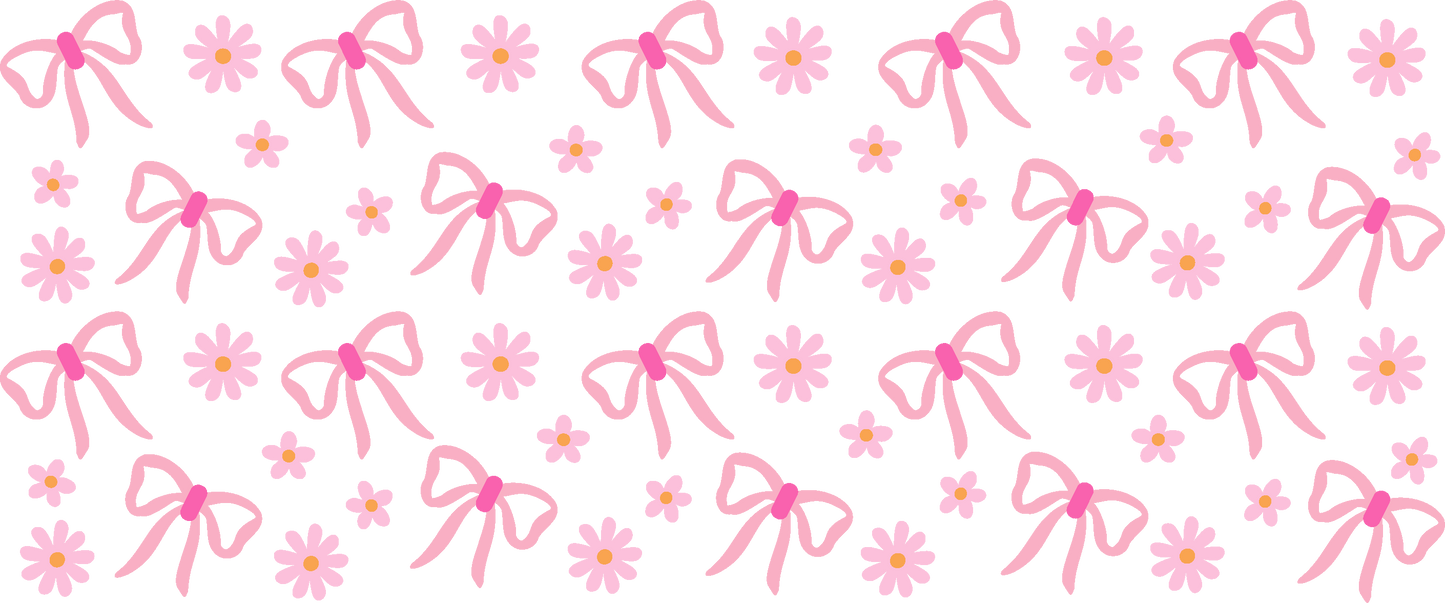 Libbey 16oz Cup UV Bows doodles