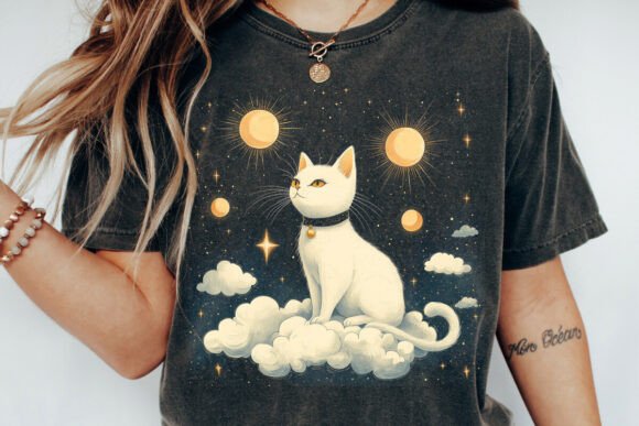 Cat in the clouds