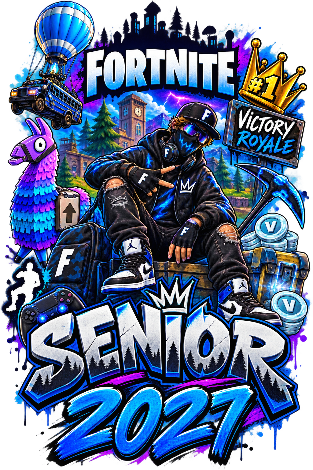 FORTNITE SENIOR 2027 DTF transfer