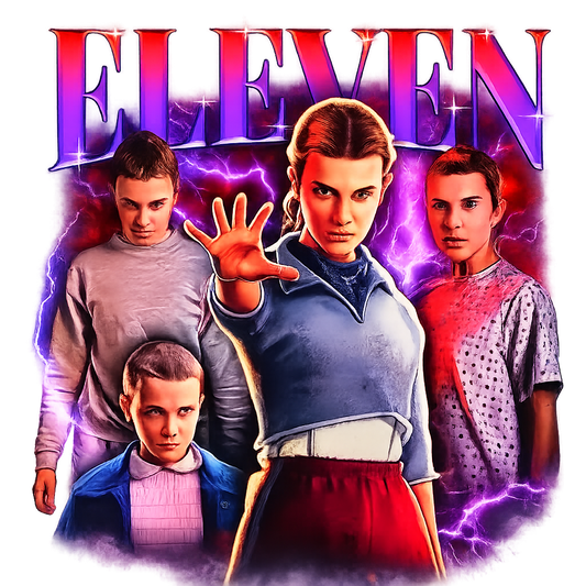 Stranger things Eleven dtf transfer