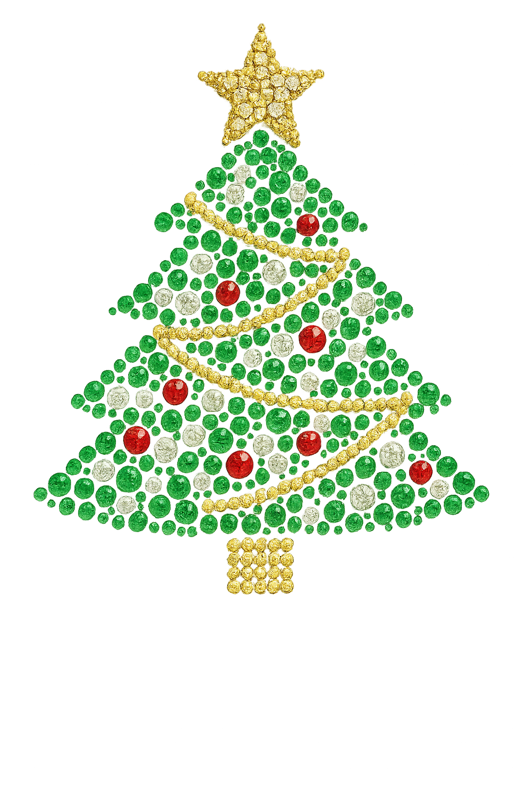Christmas 🎄 Tree faux rhinestones - Hur&Co.