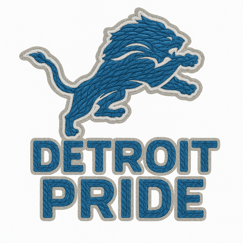 Faux yarn Detroit lions 🦁 - Hur&Co.
