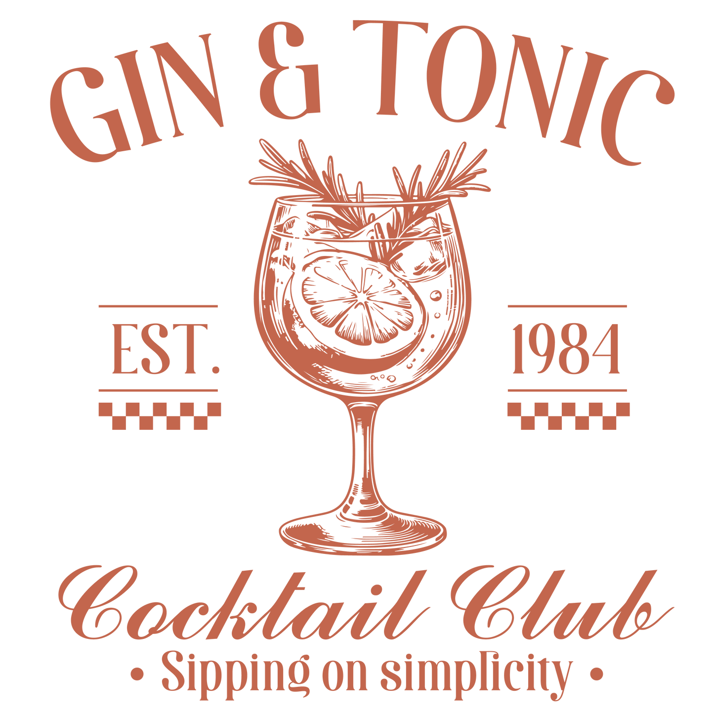 2 Gin & Tonic Social Club dtf transfer - Hur&Co.