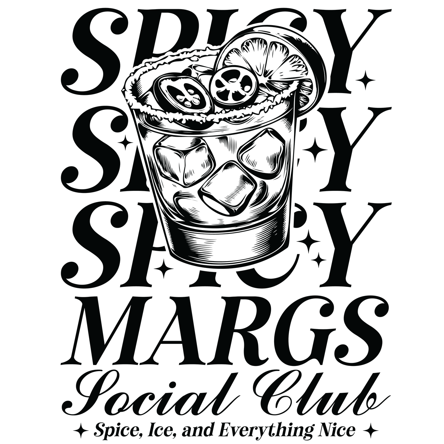Spicy Margs Social Club dtf transfer - Hur&Co.