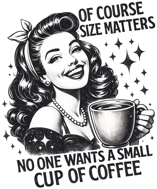 of course size matters (4in) uv decal