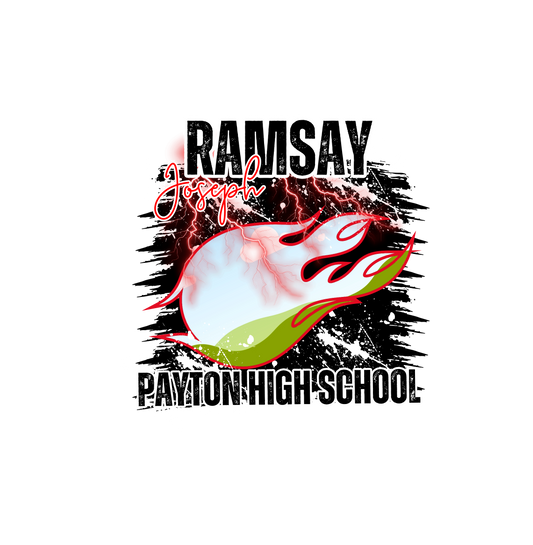 CUSTOM DTF TRANSFER Basketball & Mascot DTF transfer