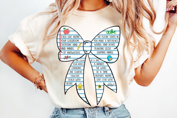 Coquette Teacher Bow