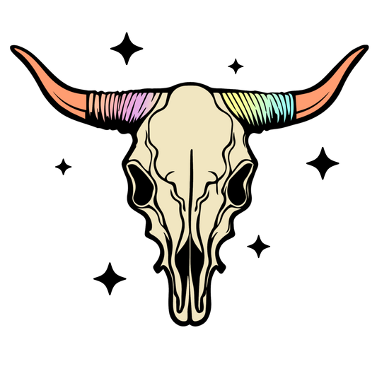 Western bull set dtf transfer