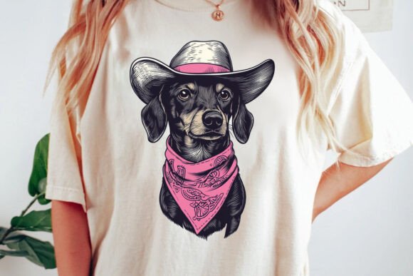 Dachshund cowboy