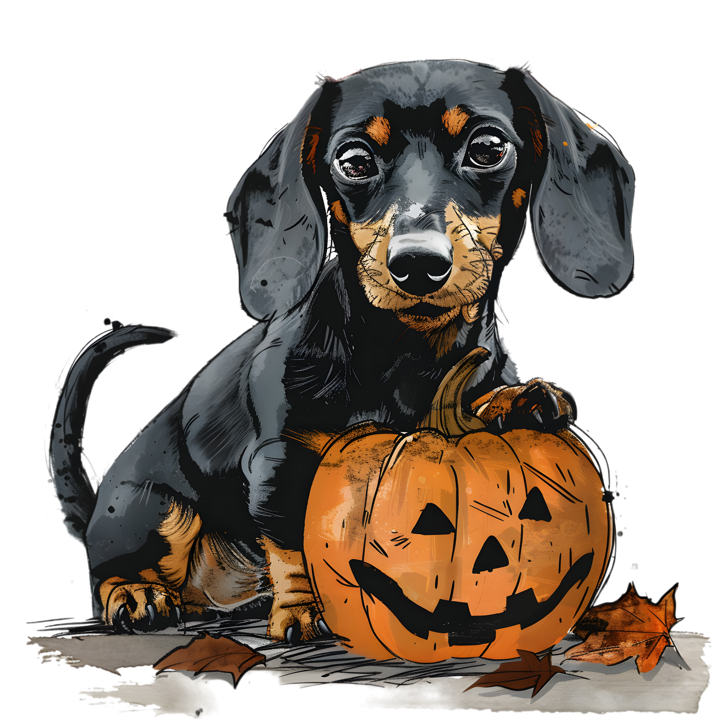 Dachshund 🎃 pumpkin