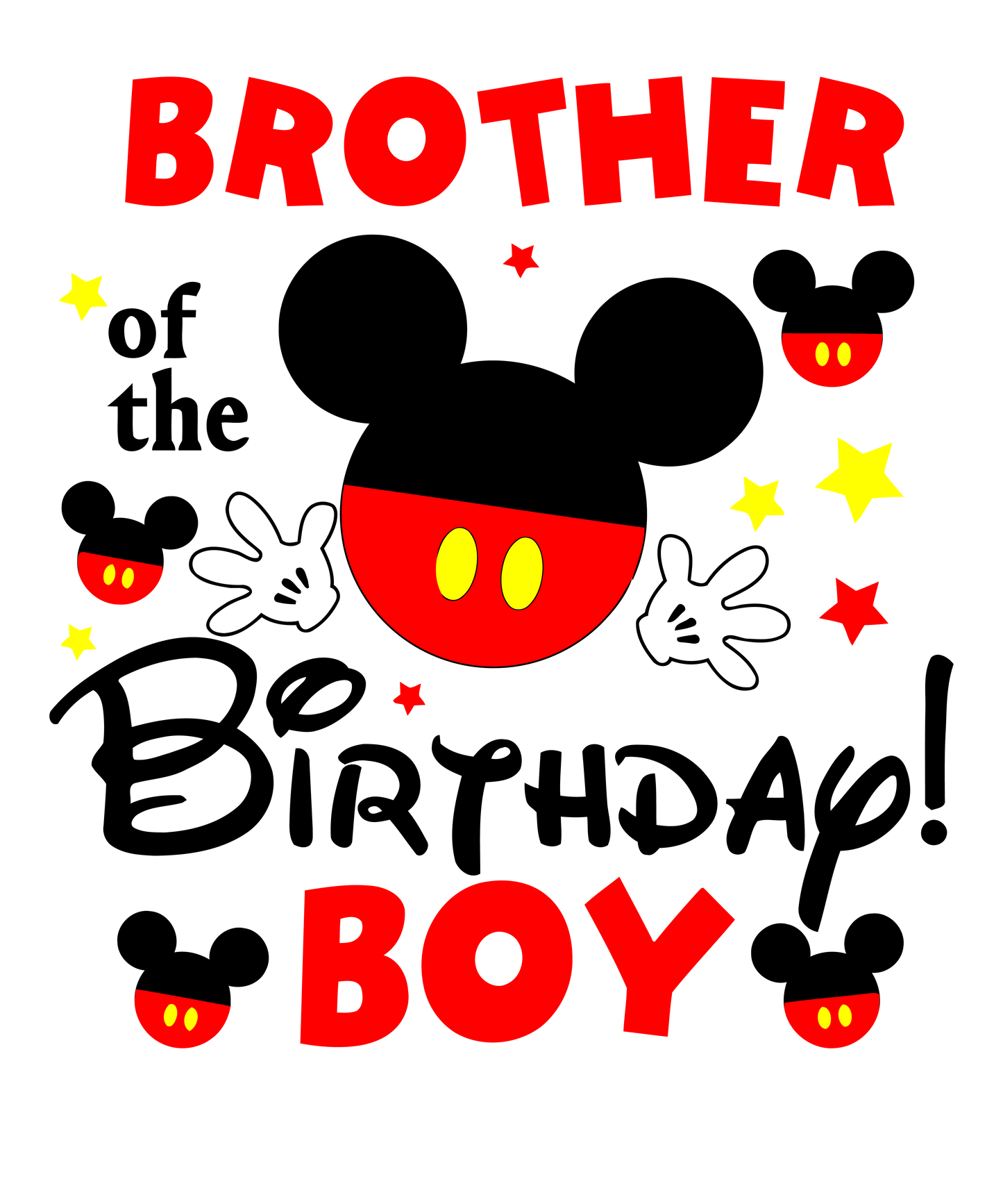 Brother of the birthday boy