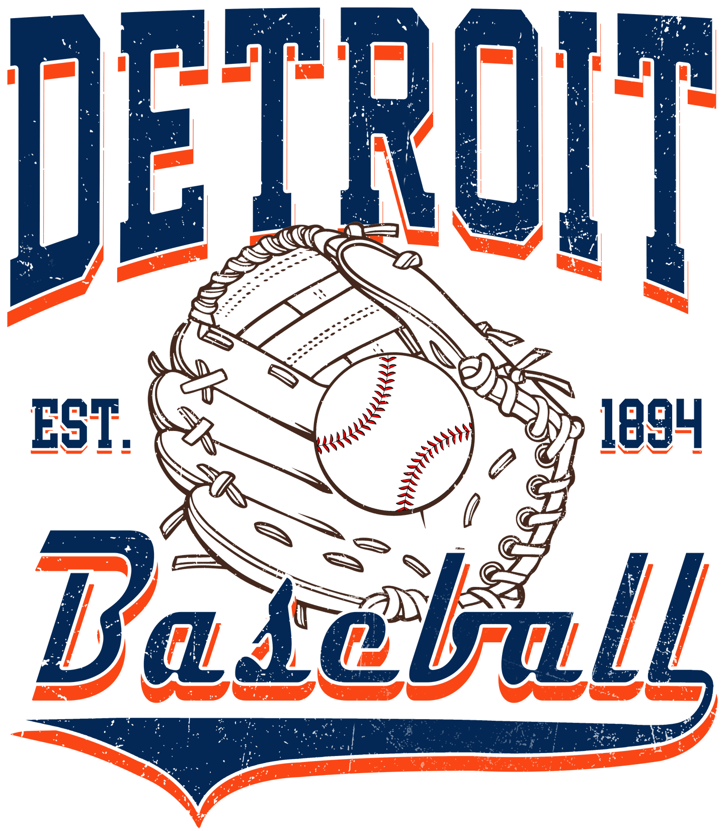 Detroit Baseball EST 1894 Classic - Hur&Co.