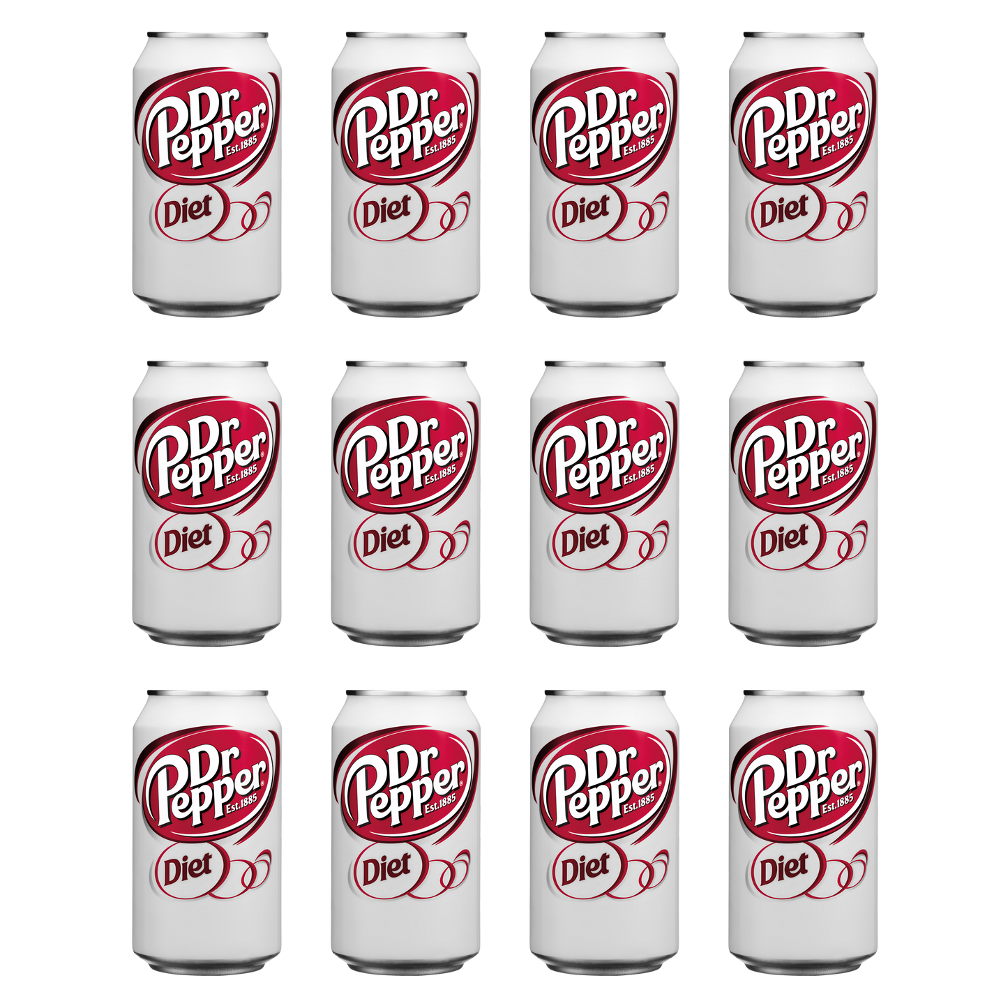Diet Dr. pepper stacked dtf transfer