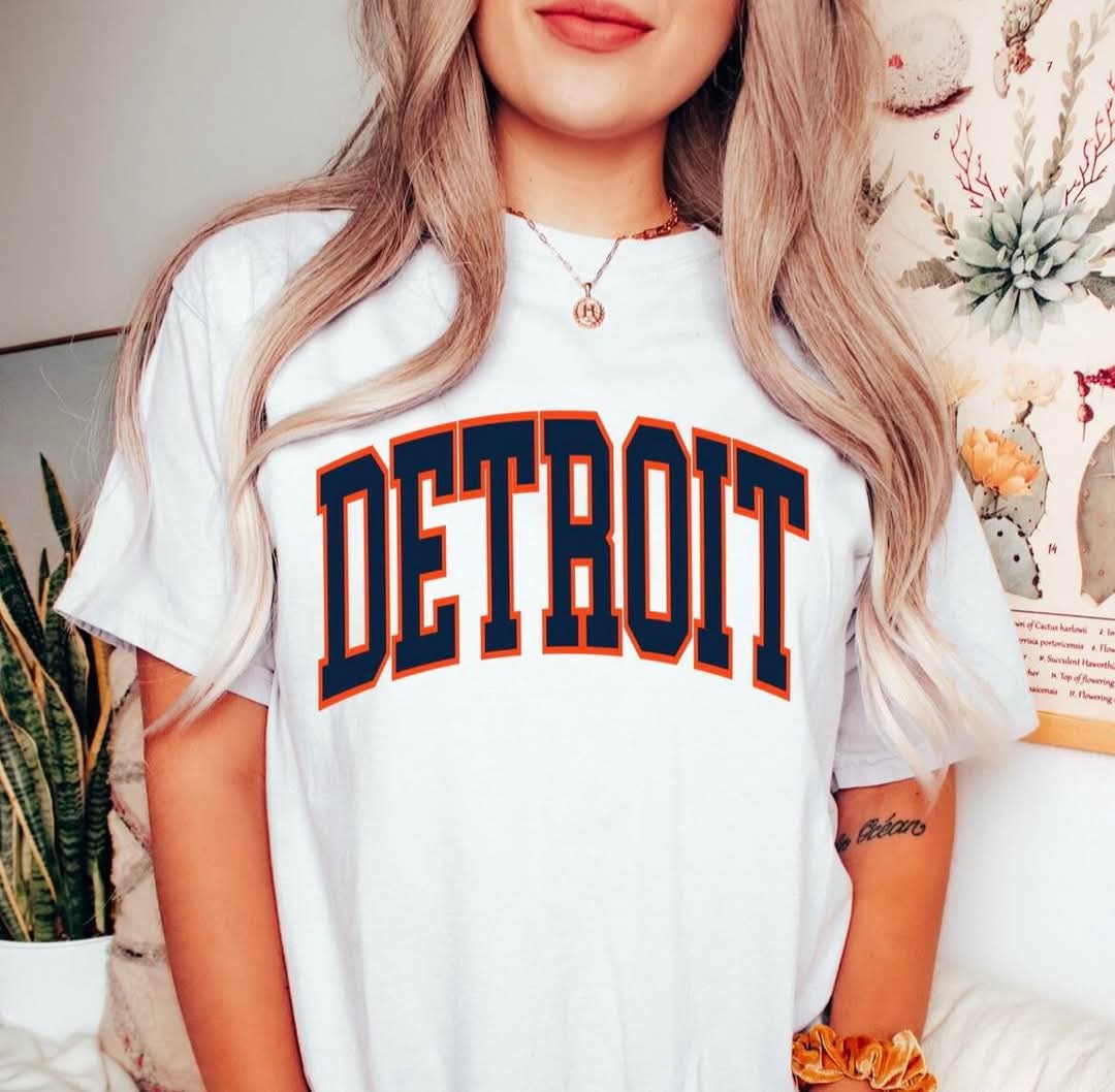Detroit Orange & blue