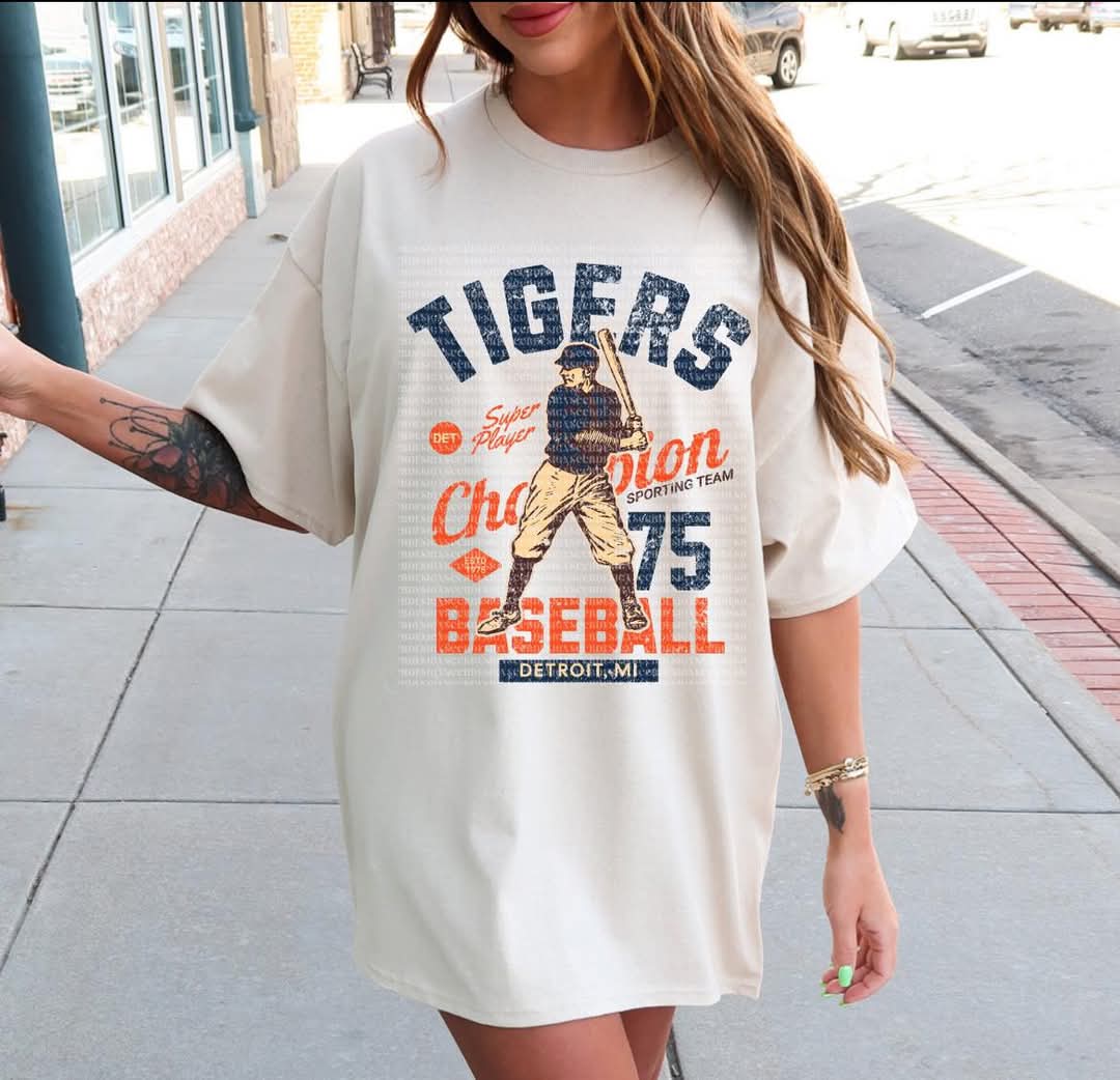 Vintage Tigers distressed - Hur&Co.