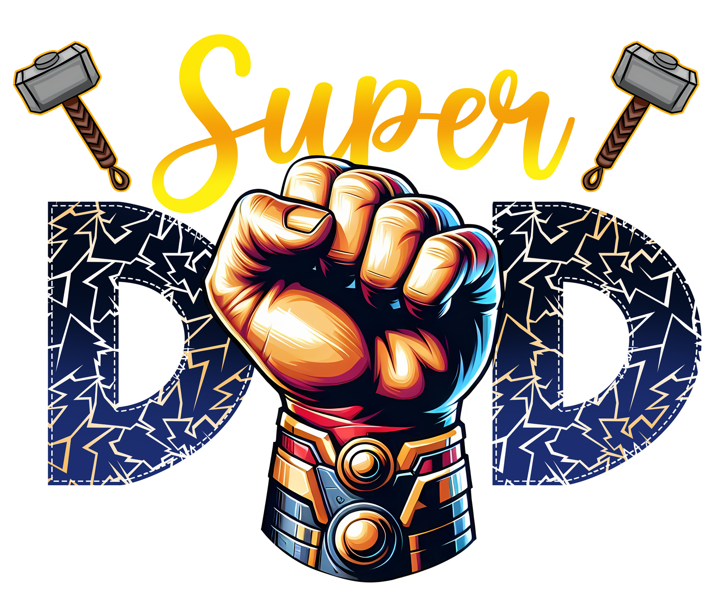 Super Dad Thor dtf transfer