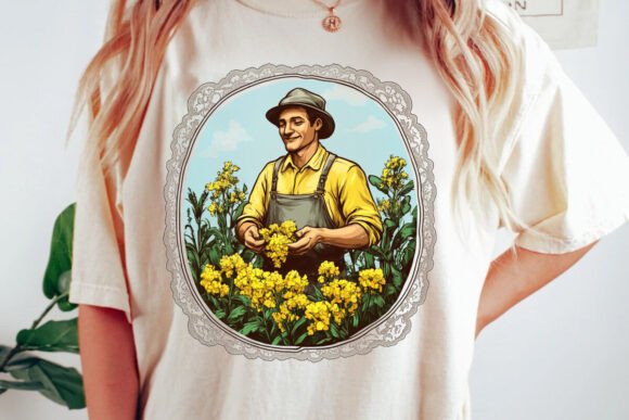 Vintage farmer