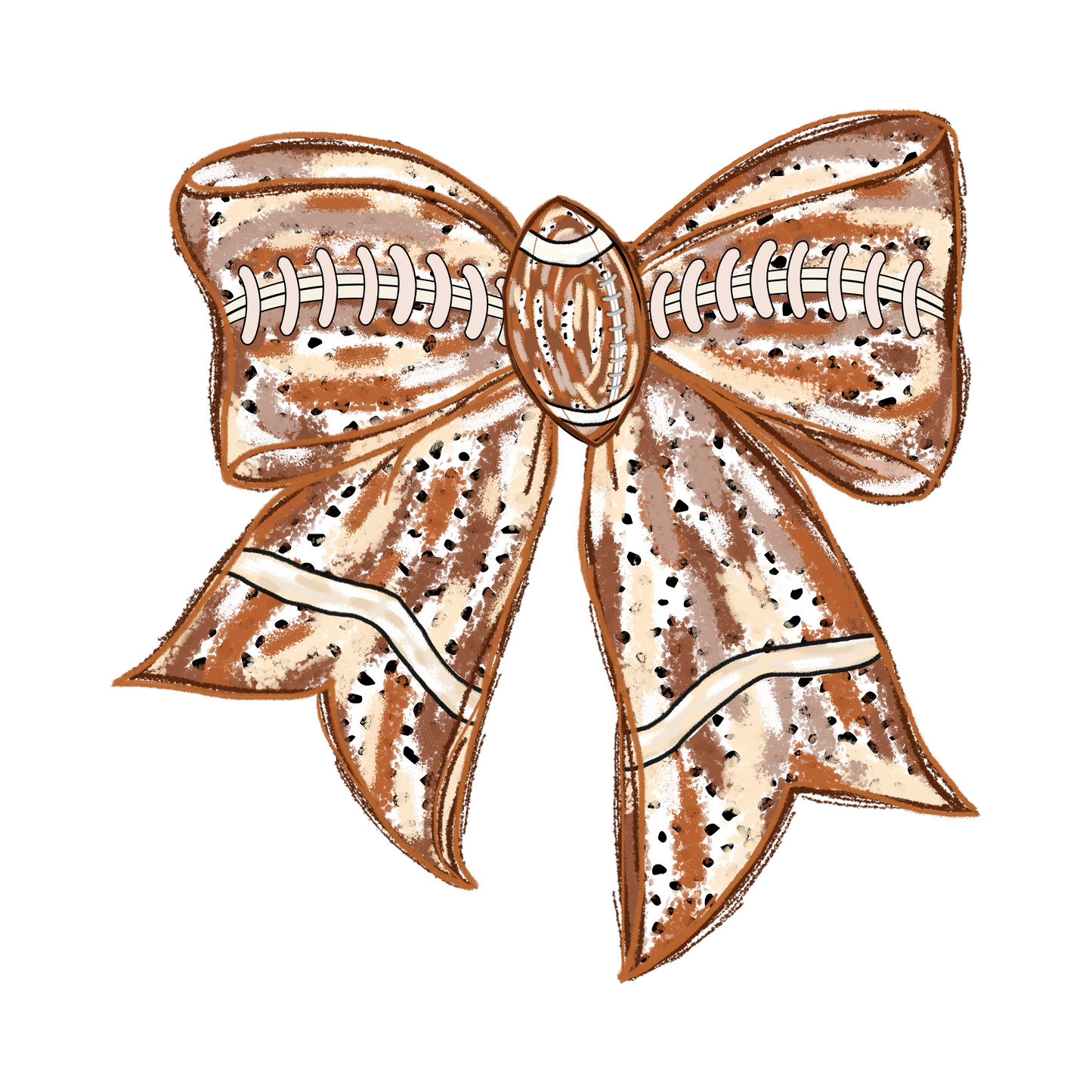 Coquette Football bow