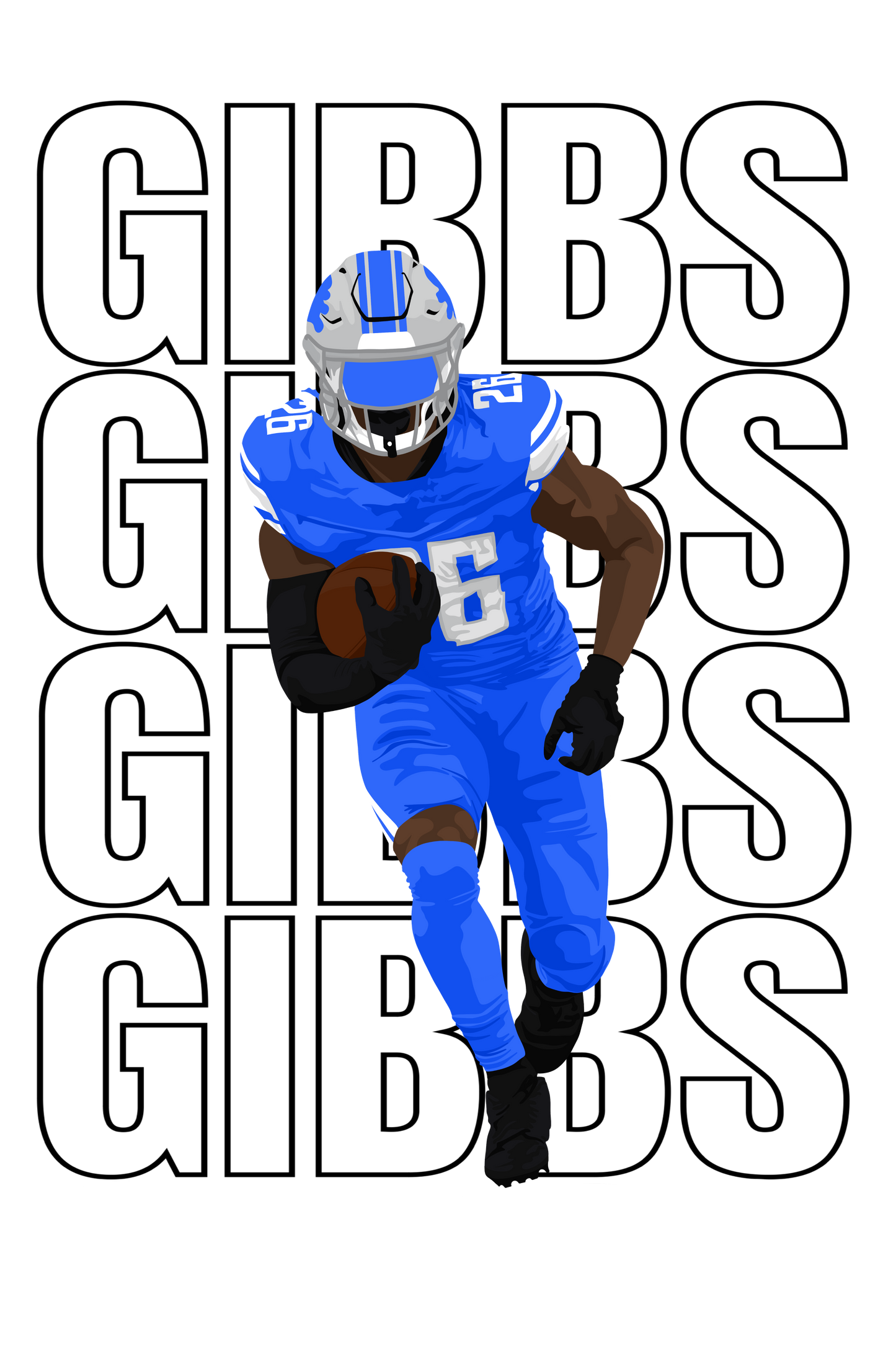 Detroit Gibbs dtf transfer