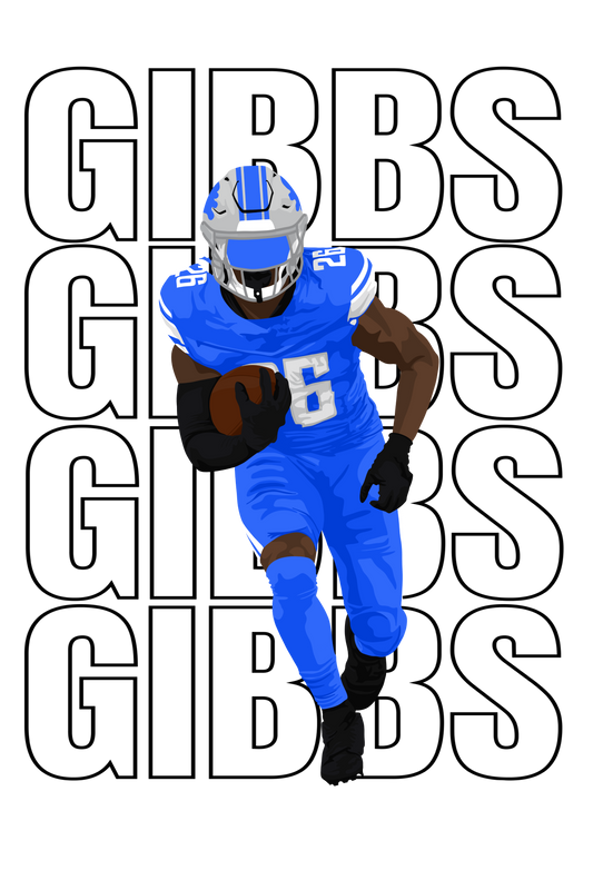 Detroit Gibbs dtf transfer